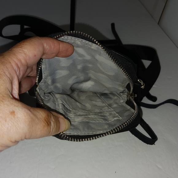 Aimee Kestenberg Black Leather Jeweled Crossbody Bag - Picture 7 of 8